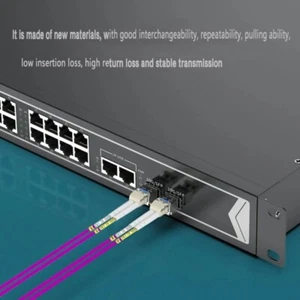 Advanced OM4 Fiber Optical Patches Cable Cord for Reliable Networking Connection - Afbeelding 1 van 11