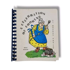 Biehle Missouri Cookbook Saint Maurus Catholic Church Parish Vintage Recipes FF1 - Picture 1 of 8