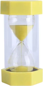 Clessidra Sabbia Timer 3/10/20/30/60 Minuti Timer Sabbia Flip Giocattolo Piccola - Foto 1 di 12