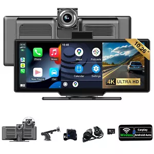 SCUMAXCON 10" Autoradio Wireless Carplay&Android Auto Airplay 4K Dashcam BT IPS - Bild 1 von 6