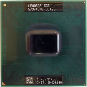 CPU Intel Celeron 530 M530 1.73/1M/533 Processor Fujitsu Siemens Esprimo V5505 - Picture 1 of 1