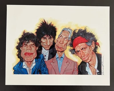 Rolling Stones Sebastian Krueger PHOTO COPY of a Sebastian Krueger Print. - Image 1 of 2