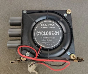 Lone Star Aviation Cyclone-21 Avionics Cooling Fan (24V) CRB-6457 - Picture 1 of 4