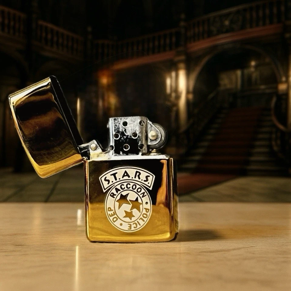 Resident Evil S.T.A.R.S. Flip Lighter | Engraved Metal Lighter | Raccoon City - Image 1 of 4