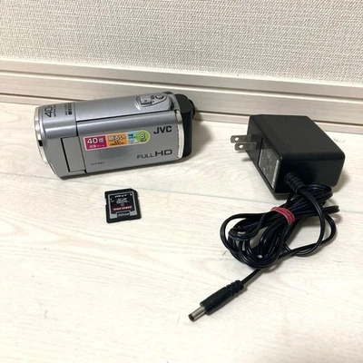 JVC Everio GZ-E239-S HD Camcorder Silver Battery Included Used - Image 1 of 4