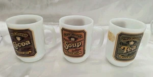 Konvolut 3 Vintage Tante Jenny’s Milchglas Becher. - Bild 1 von 5