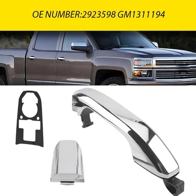Передняя правая наружная дверная ручка для 2014-2022 GMC Sierra 1500 2500 3500 HD - Изображение 1 из 4