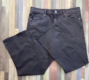 Stivali alti jeans neri firmati Levis Strauss da donna taglia 14 L31 - Foto 1 di 14
