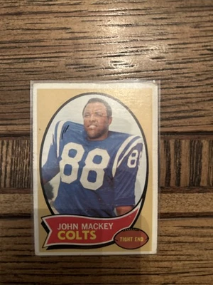 1970 Topps #62 John Mackey, Baltimore Colts Hall of Fame - Image 1 of 2