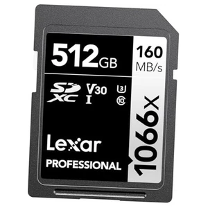 Professional 1066x SD UHS-I, C10, U3, V30, Full HD, 4K, Up To 512GB Card - Picture 1 of 7
