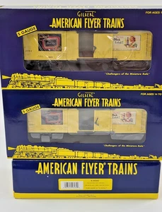 American Flyer 6-48282 Carling Black Label Beer Reefer Two Car Set TCA 2010 -NIB - Picture 1 of 5