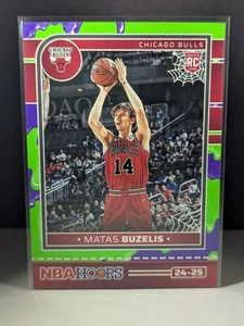 2024-25 Panini NBA Haunted Hoops Matas Buzelis RC Green Slime Parallel Card Lot - Bild 1 von 4