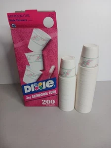 RARA TAZZA BAGNO DIXIE vintage anni 80 fiori rosa neoclassico PRODOTTO PER LA CASA - Foto 1 di 8