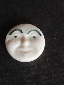 alte Bohne Galette des Rois VOLLMOND grüne Augenbrauen, französischer Charm - Bild 1 von 2