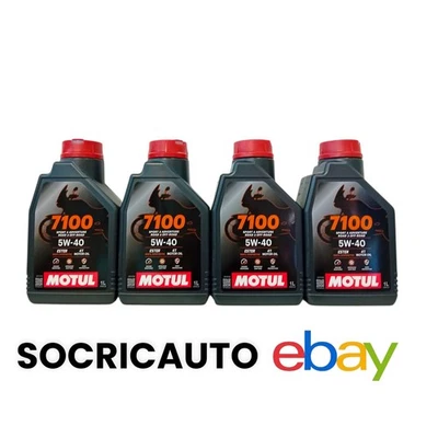 4 Litri Olio Moto Motul 7100 4T 5W40 Ester Sport & Adventure  Road & Off Road - Immagine 1 di 3