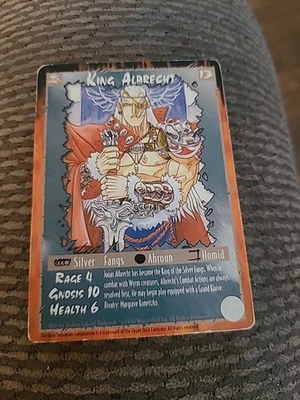 Rage CCG King Albrecht Character Card - Image 1 of 2