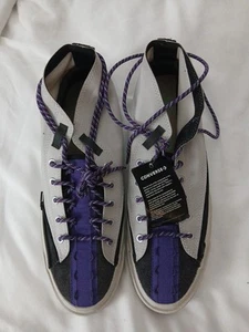 Converse Deck Star Zip Mid Men's US Size 11 (170054C) "Pale Putty/Purple" - Imagen 1 de 10