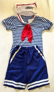 Sailor Uniform Costume Boy's Cosplay Halloween Robin Scoops Ahoy Size Medium Y - Picture 1 of 16