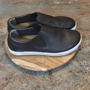 Birkenstock QO 400 - EU 46 Herren US 13 Schwarz Leder Slipper Freizeit Komfort Schuhe - Bild 1 von 10