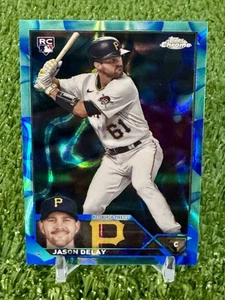 2023 Topps Chrome Update Aqua Blue Lava Lámpara Refractor Jason Delay/175 Rookie - Imagen 1 de 3