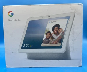 Google Nest Hub Max chalk GA00426-US ✨✅✨ NEW OPEN BOX!! FULLY FUNCTIONAL!! ✨✅✨ - Picture 1 of 8