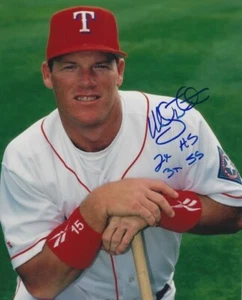 Autographed MICKEY TETTLETON "2x AS, 3x SS" Texas Rangers Photo - COA - Picture 1 of 1