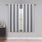 LUSHLEAF Blackout Curtains for Bedroom, Solid Thermal Insulated with Grommet