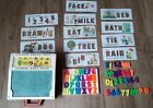 1972 Vintage Fisher Price School Days Play Desk Cards, Letters (missing "b")