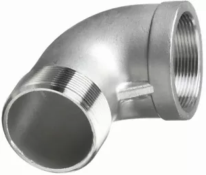 3" NPT 316 Stainless Steel Street Elbow Pipe 150 Threaded Fitting - Picture 1 of 2