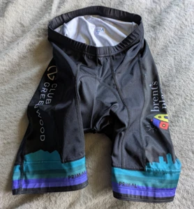 PRIMAL Padded Cycling Shorts Mens Small S Bicycle Black - Picture 1 of 7