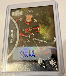 2021-22 UD NHL Metal Universe Tim Stutzle Auto - Picture 1 of 2