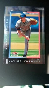 2002 Fleer Genuine Montreal Expos Baseball Card #72 Javier Vazquez - Picture 1 of 2