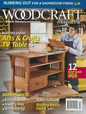 Woodcraft Magazine Arts and Crafts Tv Table 12 Shop Made Jigs Kitchen Stool 2011