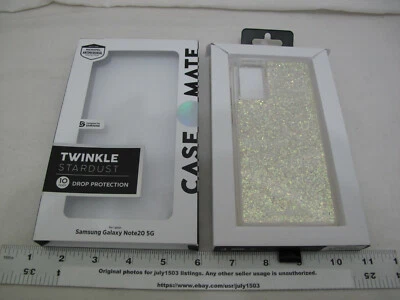 (1) NEW Case-Mate Twinkle Stardust Phone Case for Samsung Galaxy Note20 5G (ob) - Image 1 of 4