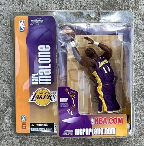 McFARLANE KARL MALONE LOS ANGELES LAKERS SERIES 6 FIGURE NBA BASKETBALL MIB Cover
