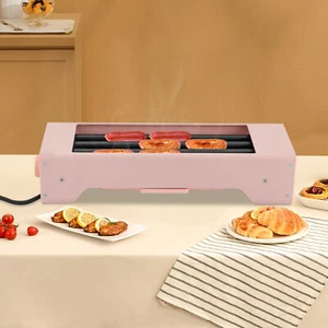 Hot dog Grill Machine Electric Hot Dog Roller Sausage Hot-dog Baking Cooker 110W - Picture 1 of 15