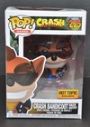 Funko Pop 'Games' CRASH BANDICOOT BIKER OUTFIT Vinyl Figure #275 NRFB Hot Topic