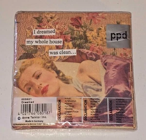 Servilletas Anne Taintor Divertidas Snarky Retro Cóctel Bebida 20 Unidades Casa Limpia - Imagen 1 de 1