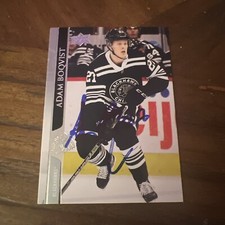 Adam Boqvist Signed Card