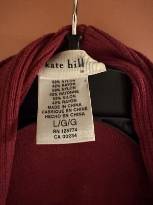 Kate Hill Sweater Women L   Magenta  Sweater - Image 1 of 2