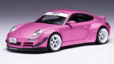 MODELLINO AUTO STATICO IXO MODEL PORSCHE RWB 997 ROSA MODELLISMO SCALA 1/43 - Immagine 1 di 4