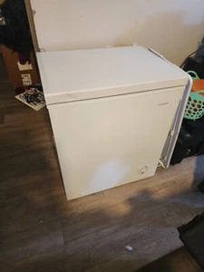 Smeta 5.0 Cu.Ft Chest Freezer Deep Freezer Fridge Garage Kitchen Basket Top Open - Picture 1 of 1
