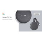 Kit Smart TV Google GA00545-US - Google Home Mini et Chromecast - Charbon de bois
