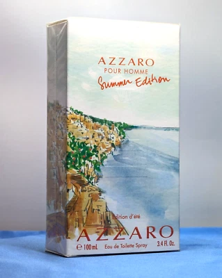 Azzaro Edición de Verano Por Azzaro EDT Para Hombres 3.4 Fl Oz - Hecho en Francia - NUEVO Foto 1 de 3