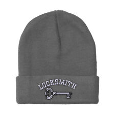 Beanies for Men Locksmith Embroidery Others Winter Hats Women Acrylic Skull Cap
