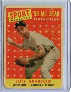 1958 Topps Luis Aparicio Chicago White Sox #483 AS ⭐️💥🎯 Original - Picture 1 of 2