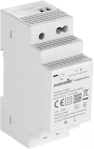 Poppstar Netzteil für Hutschiene 5V DC 3 A 15W (Input 100-240V AC) - Bild 1 von 5
