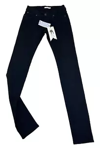 GRAB Darwin Low Rise Skinny Women's Black Denim Jeans Size 6/24 - Picture 1 of 7