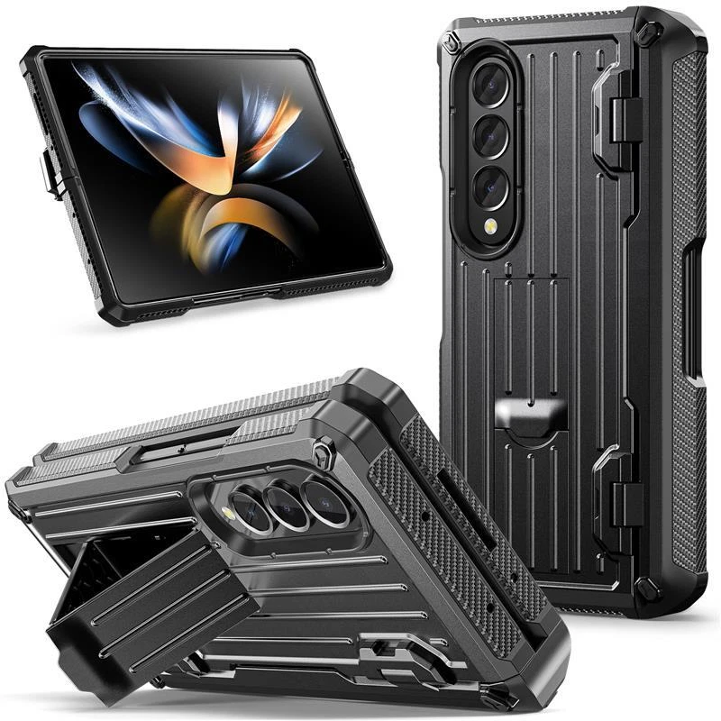 Stand Case For Samsung Galaxy Z Fold 5 4 3 Cover Shockproof Folding Protective - Image 1 of 4