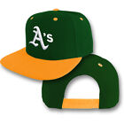 Oakland A's Snap Back Cap Athletics Hat Embroidered Adjustable Flat Bill Men